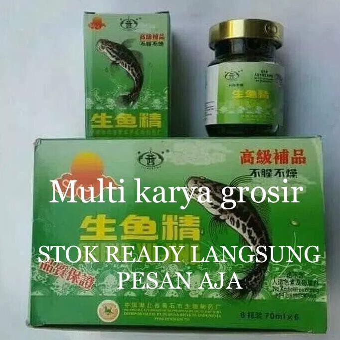 

Herbal877D8Rs9 Saripati Ikan Gabus Sari Pati Ikan Gabus Sheng Yu Jing Haruan Isi 6Btl