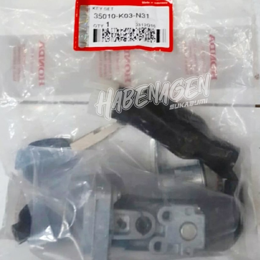 kunci key set kontak jok assy honda revo 110 absolute fi injeksi ori original AHM HGP 35010K03N31