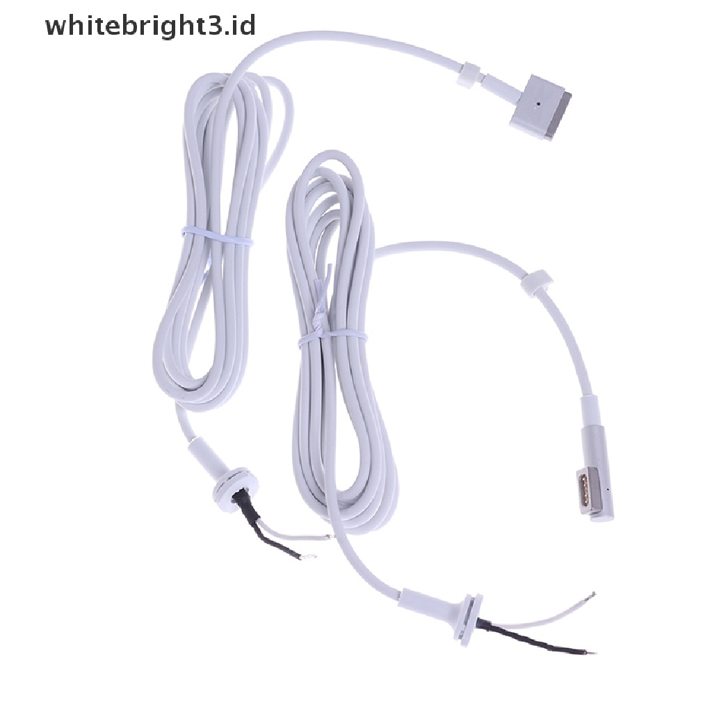 (whitebright3.id) Kabel Adaptor Charger DC Magsafe T-Tip L-Tip Untuk Macbook Air Pro AC