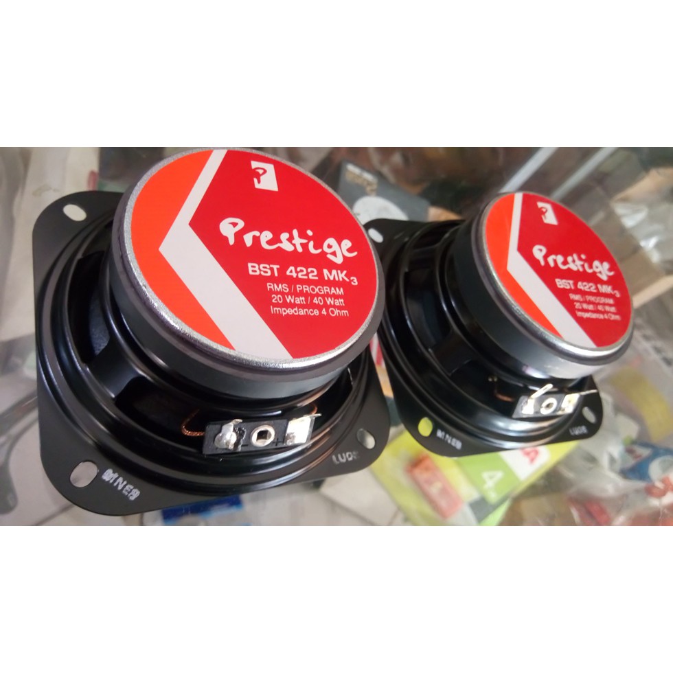 Speaker Split/COAXIAL 4inch PRESTIGE 2way MANTAP MK3