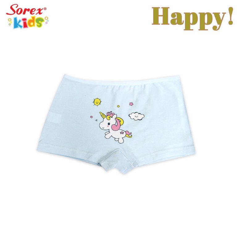 Sorex Kids Celana dalam Boxer Anak Perempuan CD SK 1312 (1pak isi 2biji)