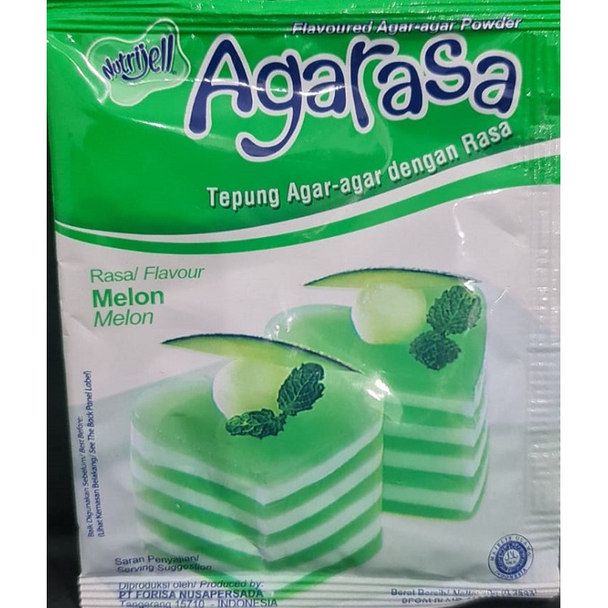 NUTRIJELL AGARASA TEPUNG INSTANT AGAR AGAR DENGAN RASA