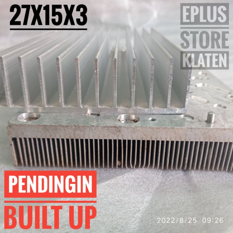 Pendingin Tebal Aluminium Built Up Heatsink Sirip Used Exs BTS PD103