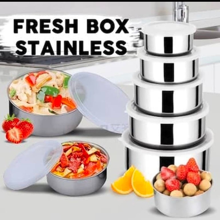 Rantang Susun 5 Stainless Steel / Protect Fresh Box