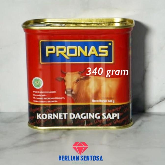

[COD] Kornet beef Pronas 340gr kaleng [COD]
