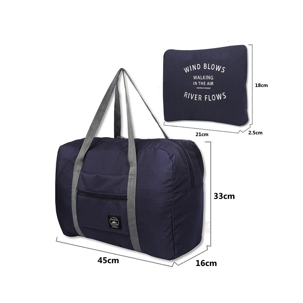 INDOMINI R585 Tas Travel Lipat Besar Hand Carry Bag Waterproof Fold Bag Organizer