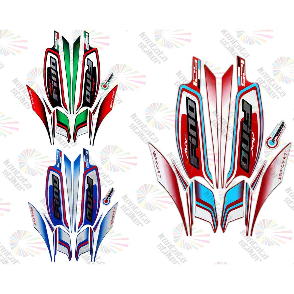 stiker striping motor yamaha fino sporty 2016