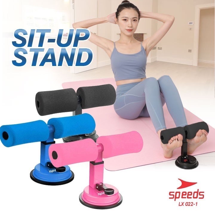 Promo!!! Stand Alat Bantu Olahraga Sit Up Holder Penahan Pegangan Kaki Fitness / Yoga / GYM Speeds 022-01 Berkualitas Terbaik