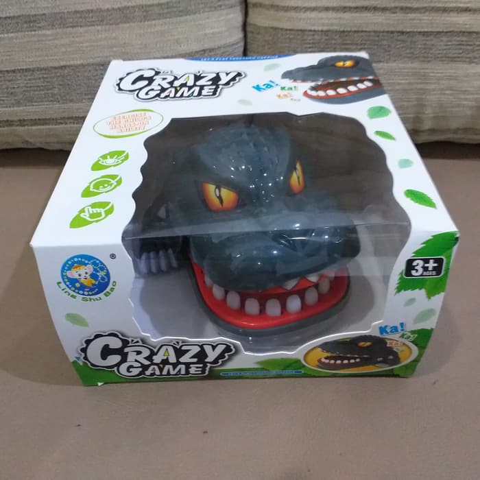 Mainan gigitan Buaya Galak Seruu / Crazy Game Crocodile