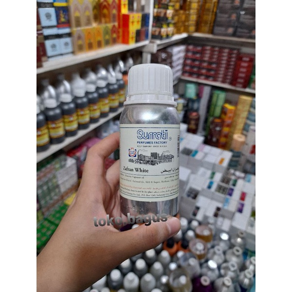 minyak wangi zafran white surrati / jafaron putih original saudi