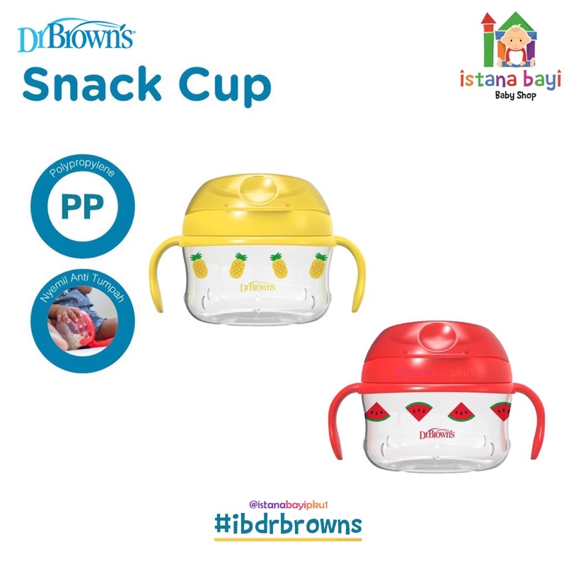 Dr.Brown's Snack Cup/Peralatan Mpasi anak TF117/TF118