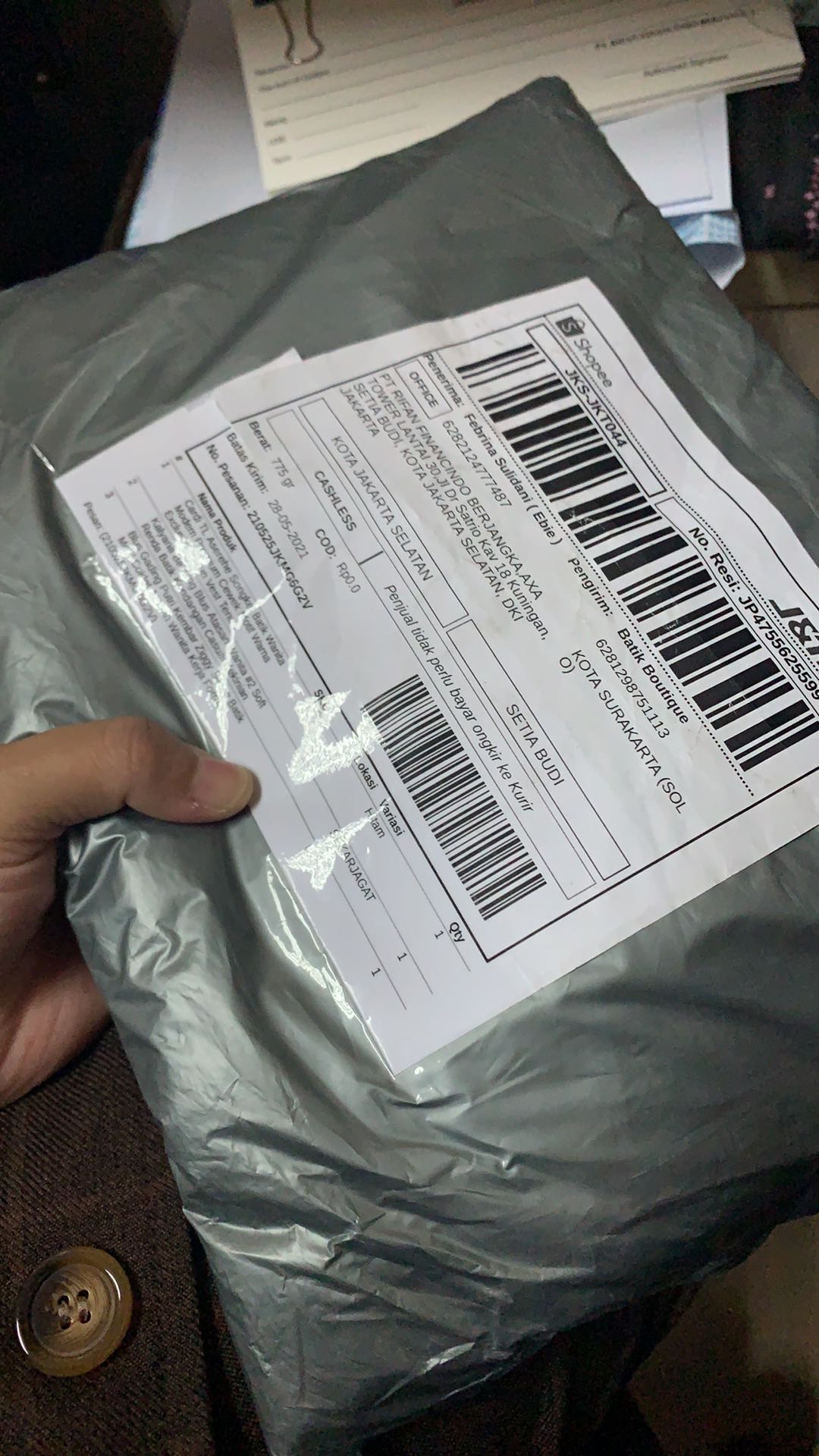 Kalyana Batwing Blus Atasan Wanita #2 Soft Renda Batik Kondangan Casual Kekinian