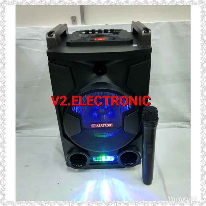 Speaker Portable Meating Asatron HT 8868 Bluetooth Jazz   8 inchi