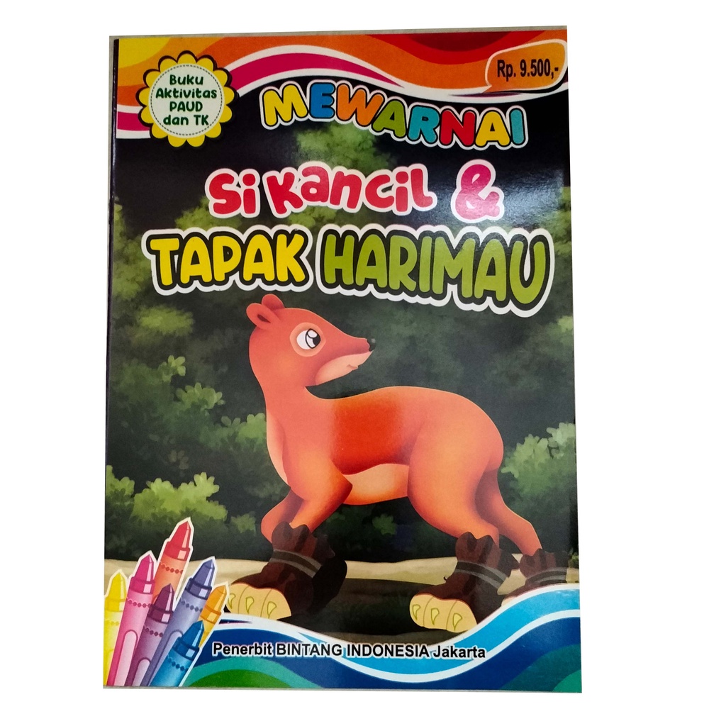 Buku Cerita Anak Paud 3 Tahun Bahasa Indonesia Mewarnai gambar