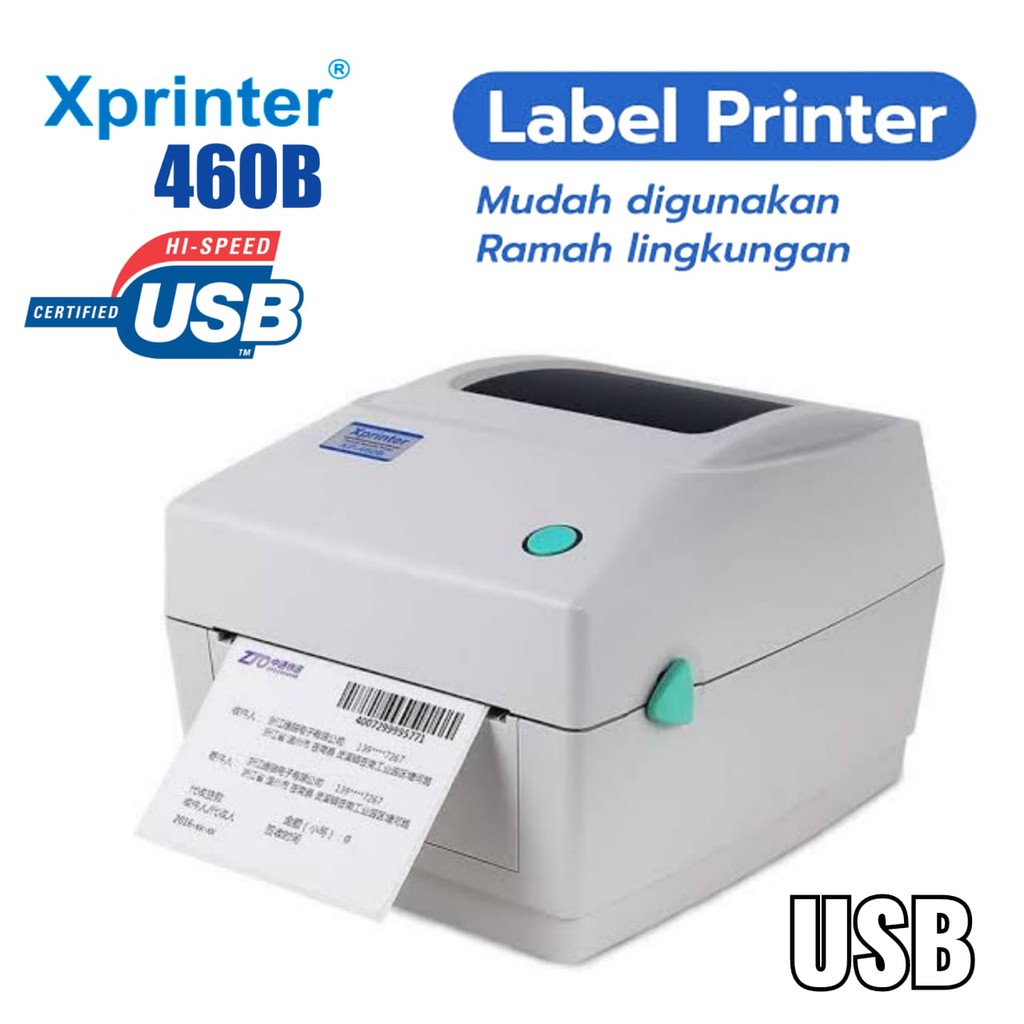 [WS] PRINTER BARCODE THERMAL / LABEL PRINTER XPRINTER  XP-420B SIZE 110MM / A6 -ORIGINAL