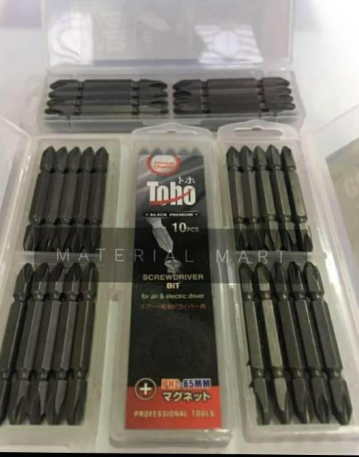 Premium Mata Obeng Gipsum PH2-65 mm(+) | Screwdriver plus | Material Mart