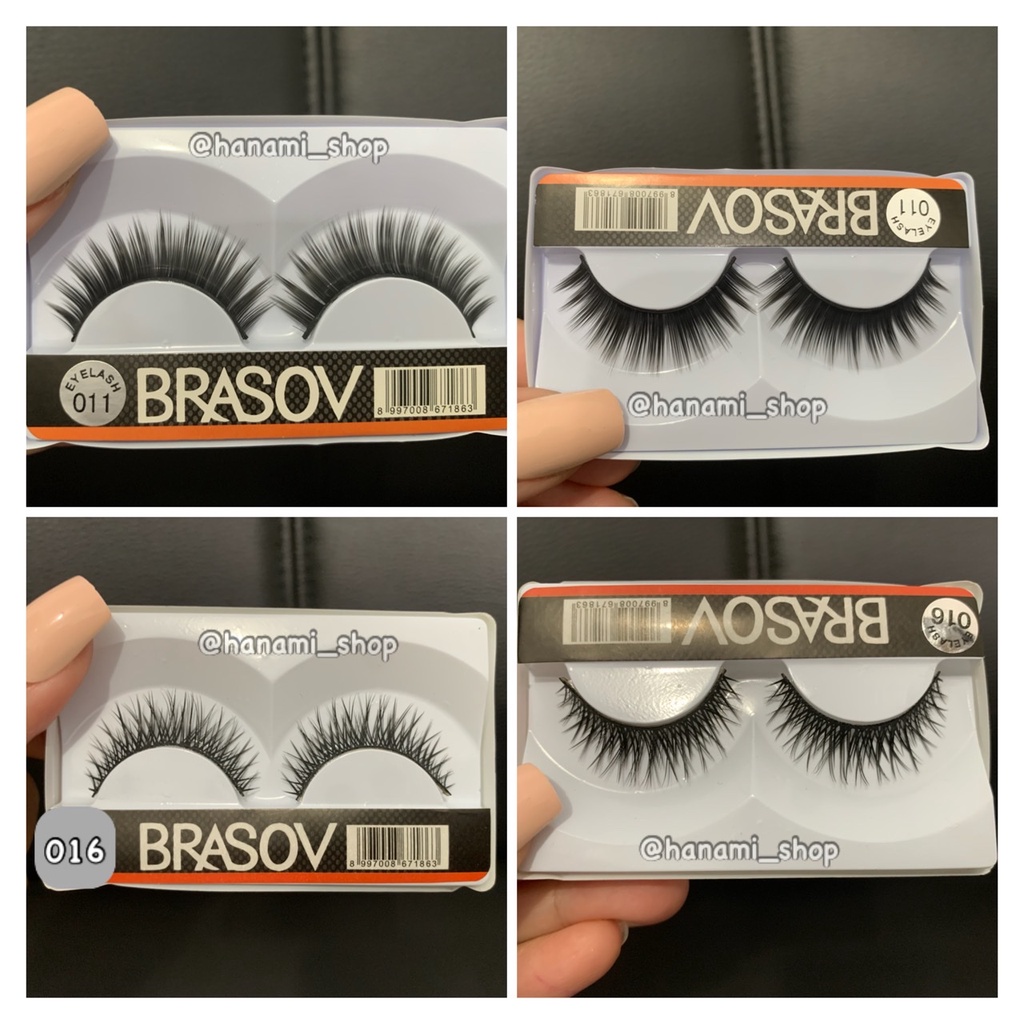 BRASOV Bulu mata Palsu Natural  fake eyelash 1pasang