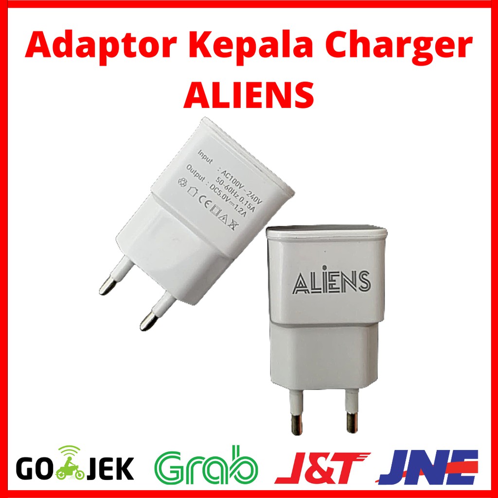 Adaptor Kepala Charger  Original 1.2 A ALIENS