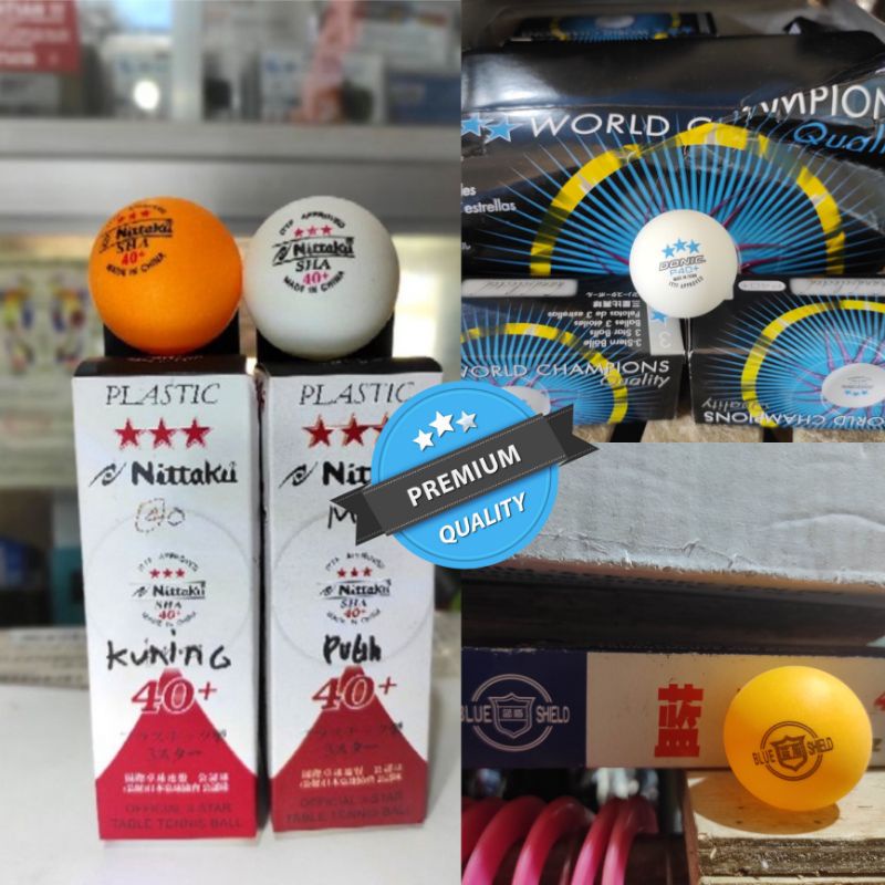 Bola tenis meja/ping pong Nittaku Donic Blue shield Original