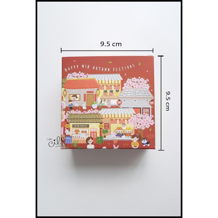

(Box Satuan Mooncake Chinatown 9.5 ) Kotak Besar 125-180 Gr (Isi 15)