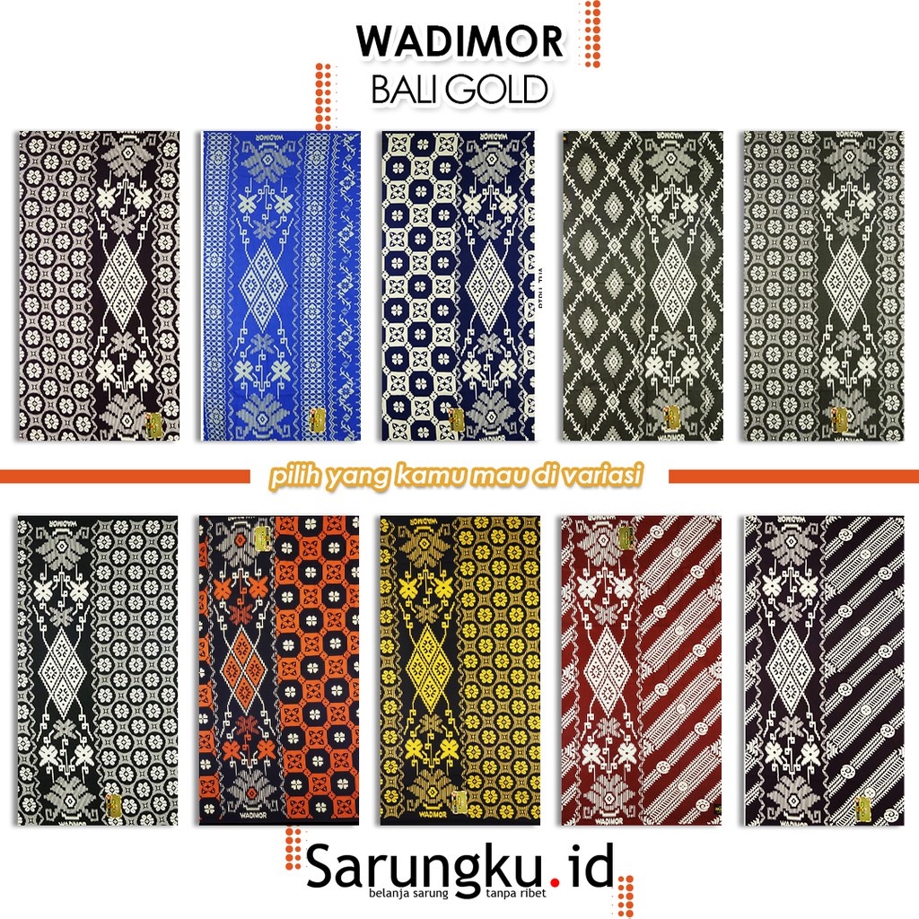 SARUNG WADIMOR BALI GOLD