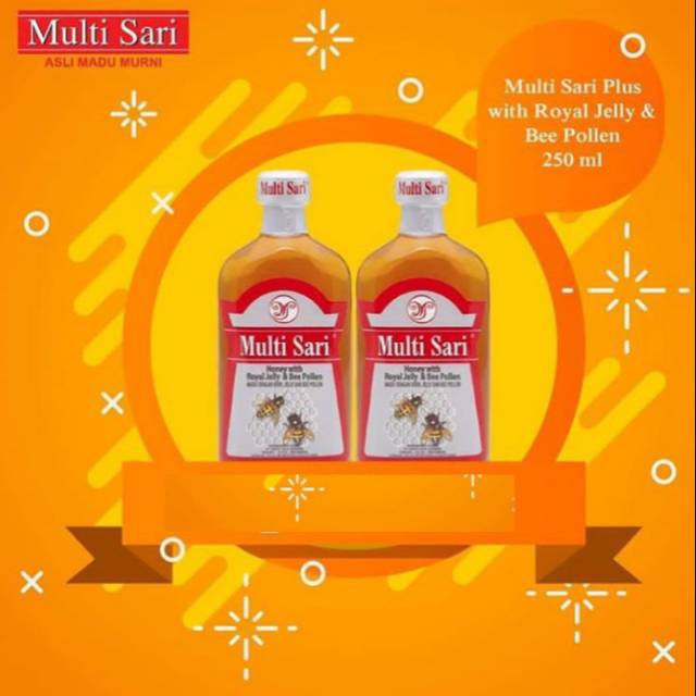 

Madu Multisari Royal Jelly dan Bee Pollen 250 ml