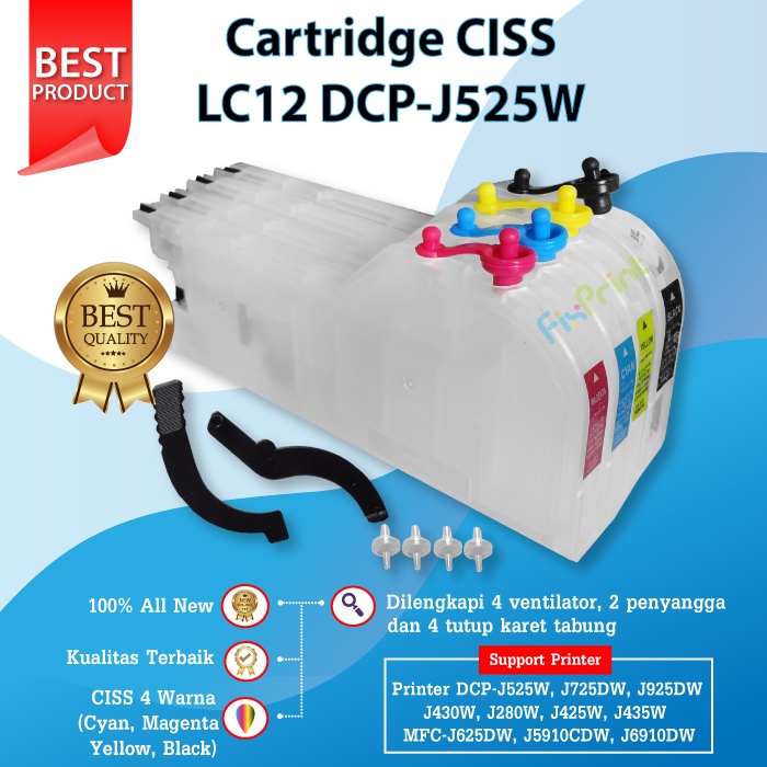 Cartridge Tinta CISS LC-400 LC400 Infus MFC-J5910DW J6710DW J6910dw