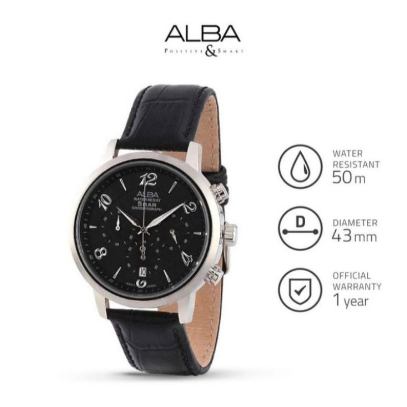 Alba At3411#AT3411#jam tangan pria Alba at3411#man watch Alba AT3411#jam tangan pria Alba ori at3411