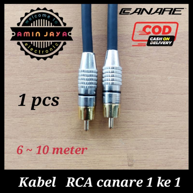 Kabel rca male to male / rca 1 ke 1