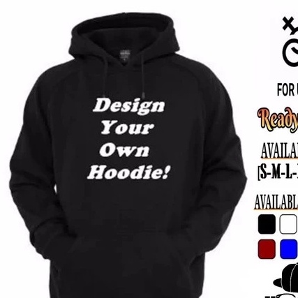 jaket Hoodie custom desain sendiri keren