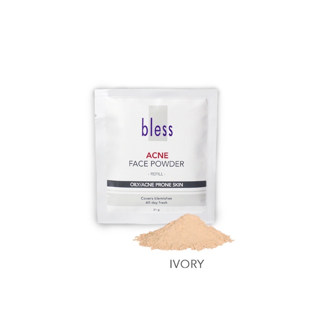 Bless Acne Face Powder/Bedak Jerawat Refill 21 Gram
