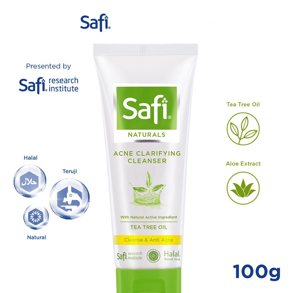 SAFI White Natural Anti Acne CLENSER Tea Tree Oil