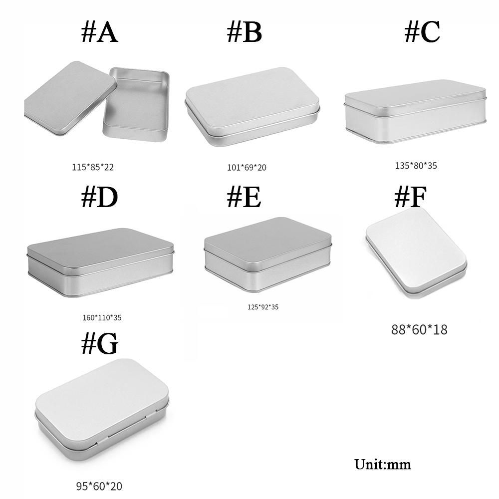 Quinton Tinplate Boxes Keys Kotak Kecil Warna Silver Metal Logam