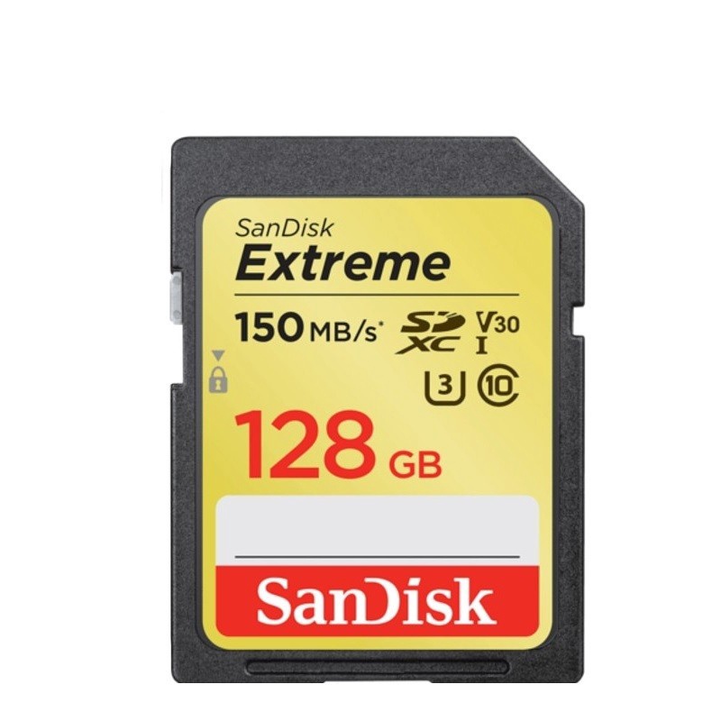 SanDisk Extreme SDXC UHS-I Card 128GB 150MB/s