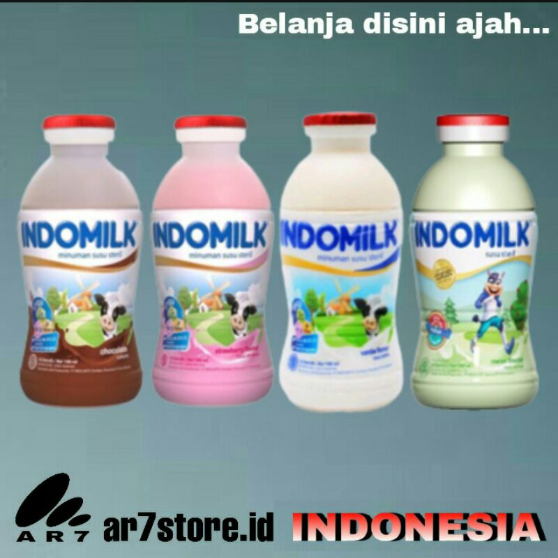 

INDOMILK susu steril 190 ml Coklat/Strawberry/Melon/Vanilla