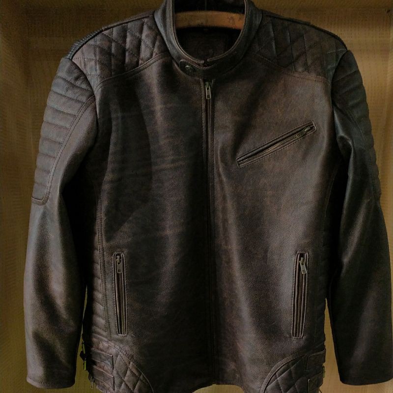 DAYTONA COWHIDE LEATHER JACKET