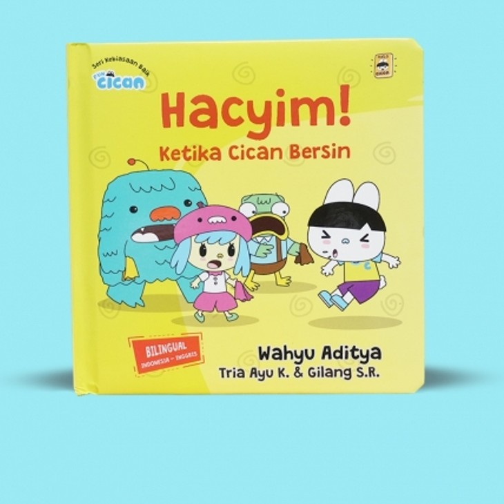 [Buku-BP] Seri Fun Cican Hacyim Ketika Cican Bersin Boardbook - Bilingual (Indonesia-Inggris)
