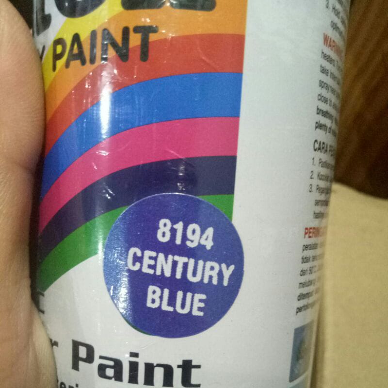 cat semprot Pilok pilox diton century blue 8194 300cc biru metallic