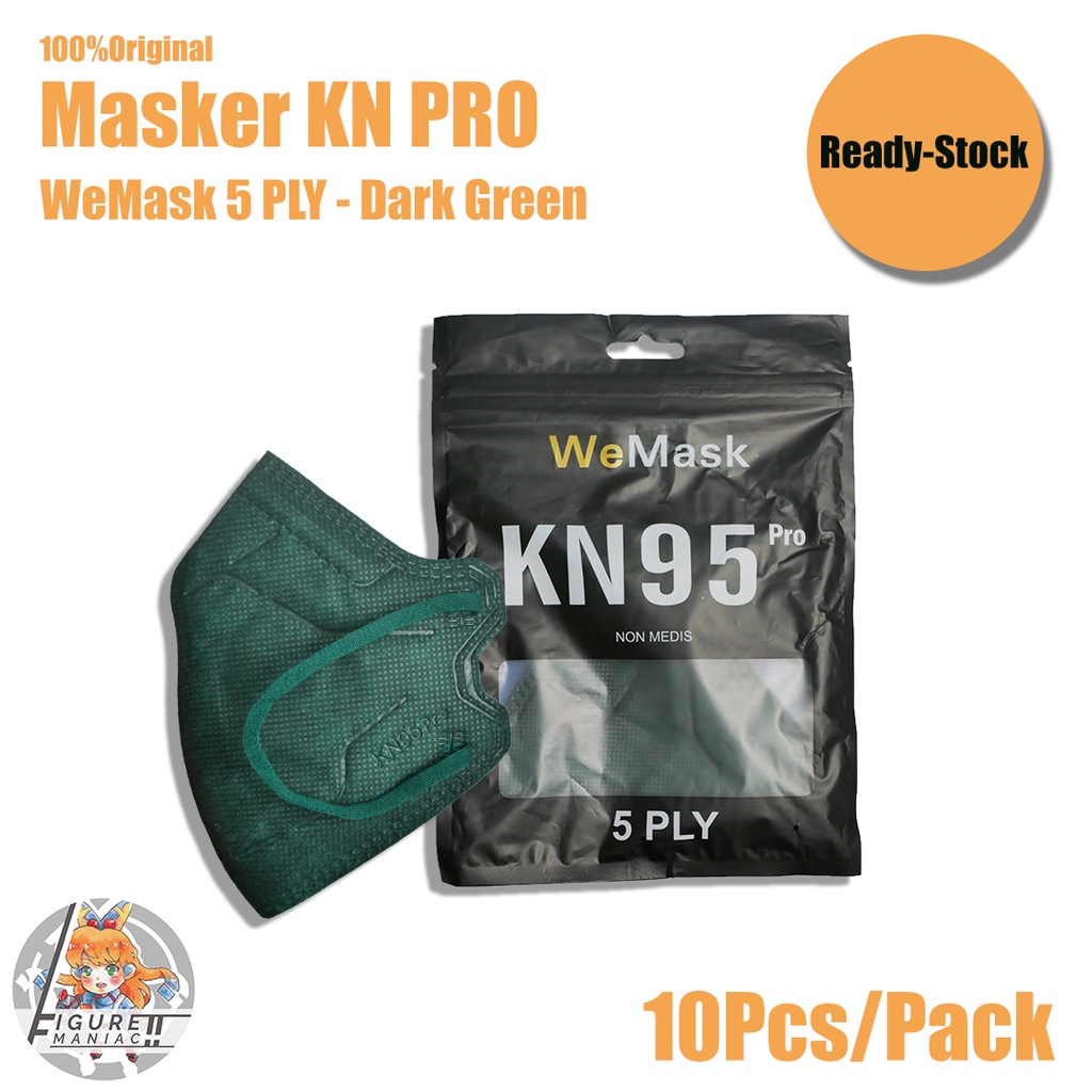 Figure Maniac - Masker KN95 KNPRO WeMask 1 Pack isi 10 Pcs Premium Masker New Original Wemaze