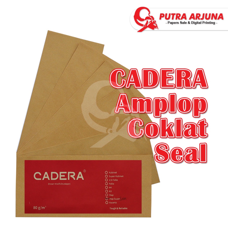 

CADERA AMPLOP COKLAT, KABINET - 11x24cm, 80gsm - per pack 100 pcs