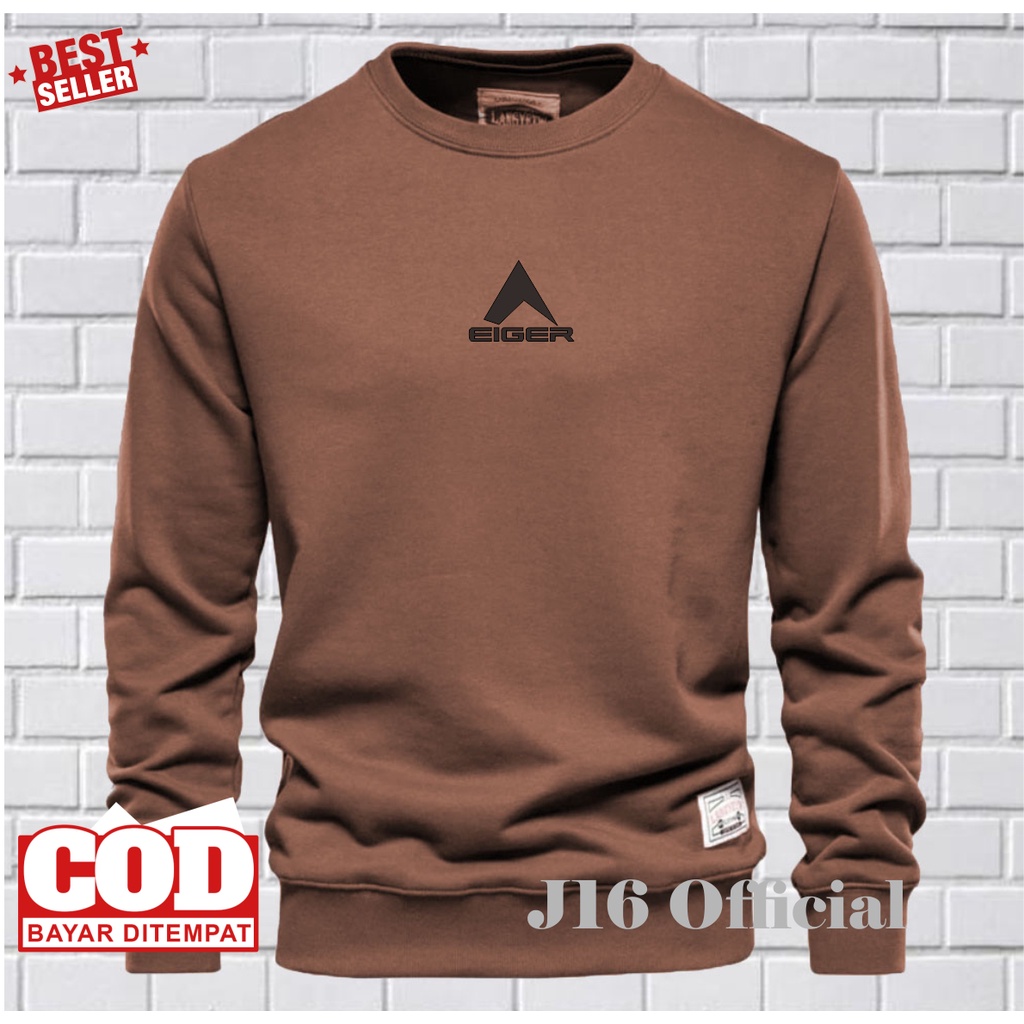 CREWNECK Sweater Oblong Pria Bahan Fleece Tebal Premium Distro