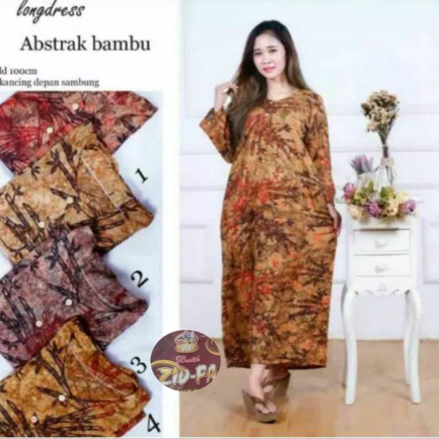 LONGDRES KANCING/ LONGDRES MURAH / LONGDRES MOTIF BAMBU/ LONGDRESBUSUI/ GAMIS/BUSUI/ BATIK PEALONGAN