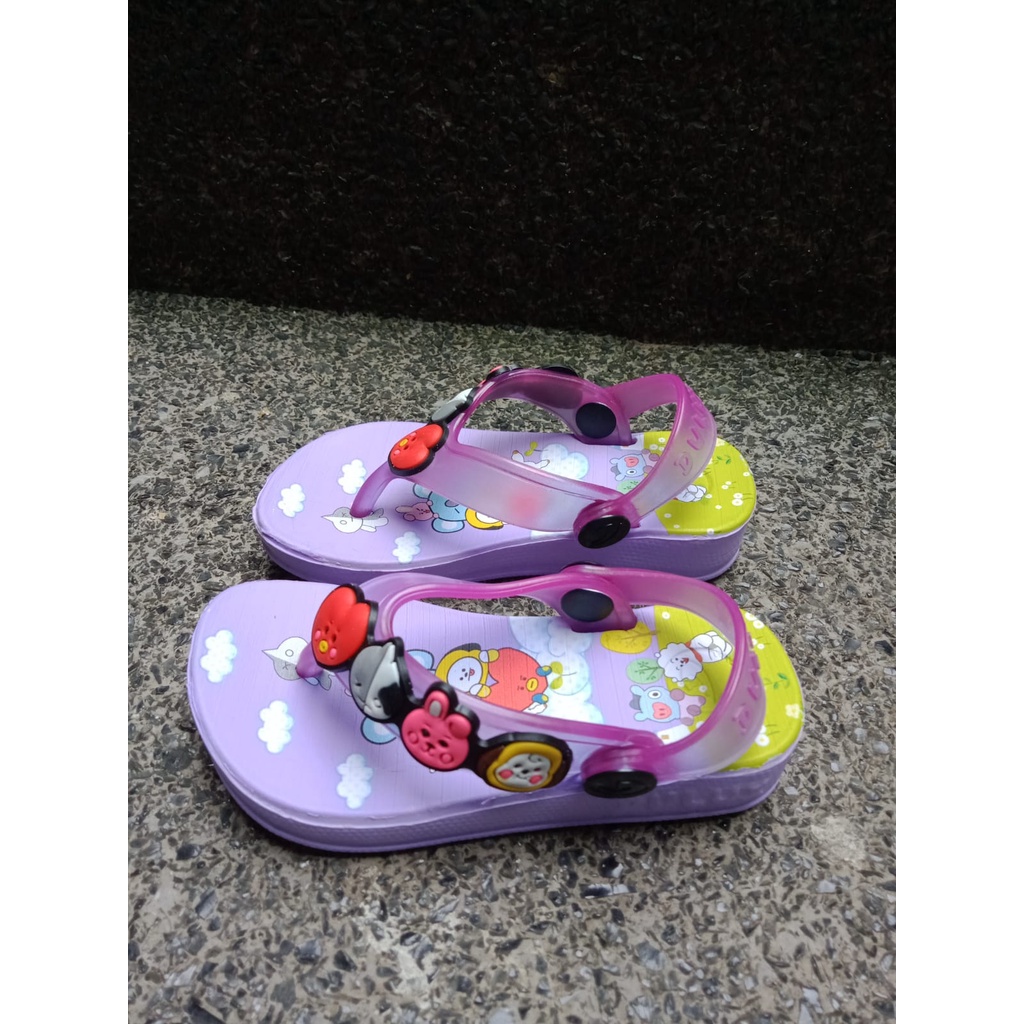 sandal japit anak perempuan karakter sumsum UK 20-25