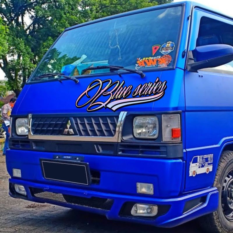 STICKER CUTTING BLACK SERIES HOLOGRAM L300 TRUK UNTUK KABIN BODY PINTU