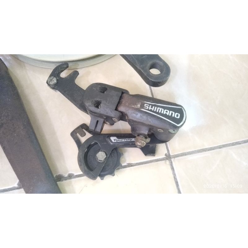 RD bekas Tourney copotan sepeda lipat 7 speed ,
