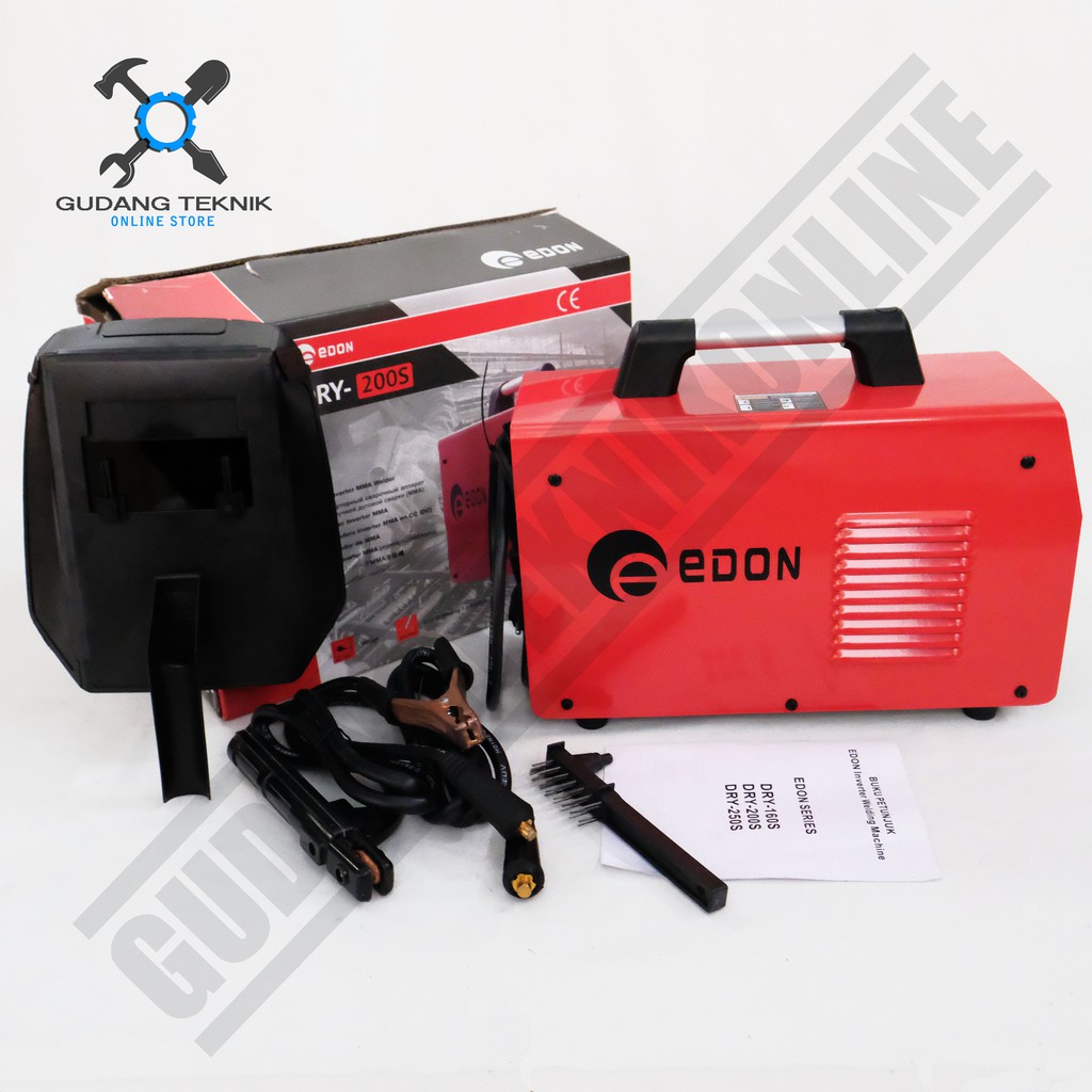 Mesin Las Listrik Inverter EDON DRY200S / Travo  Las Inverter Trafo Las EDON DRY 200S