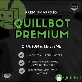 SOFTWARE Quillbot Premium  1 tahun & lifetime