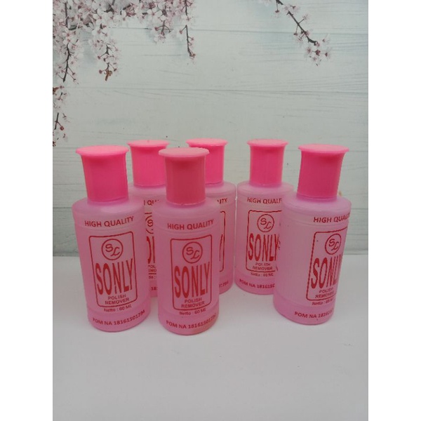 [12 PCS] ASETON SONLY // PENGHAPUS CAT KUKU BPOM