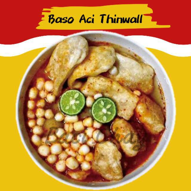 

Baso aci instant Terlaris / kemasan Thinwall.