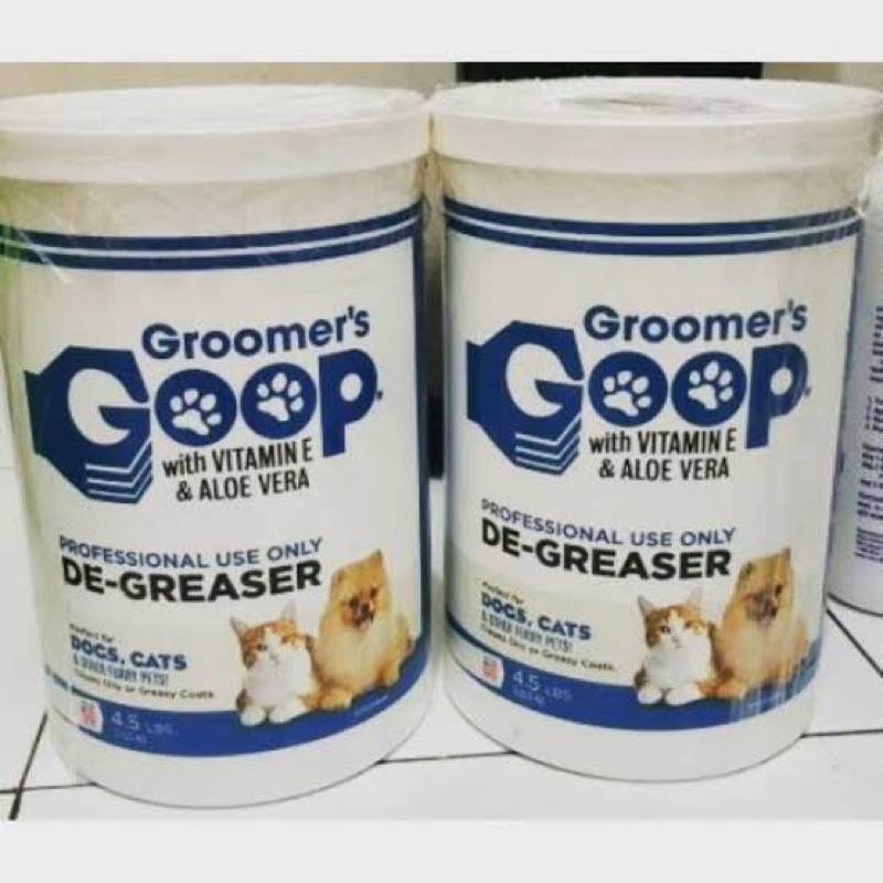 GROOMERS GOOP DEGREASER 4.5LB-menghilangkan minyak kucing anjing